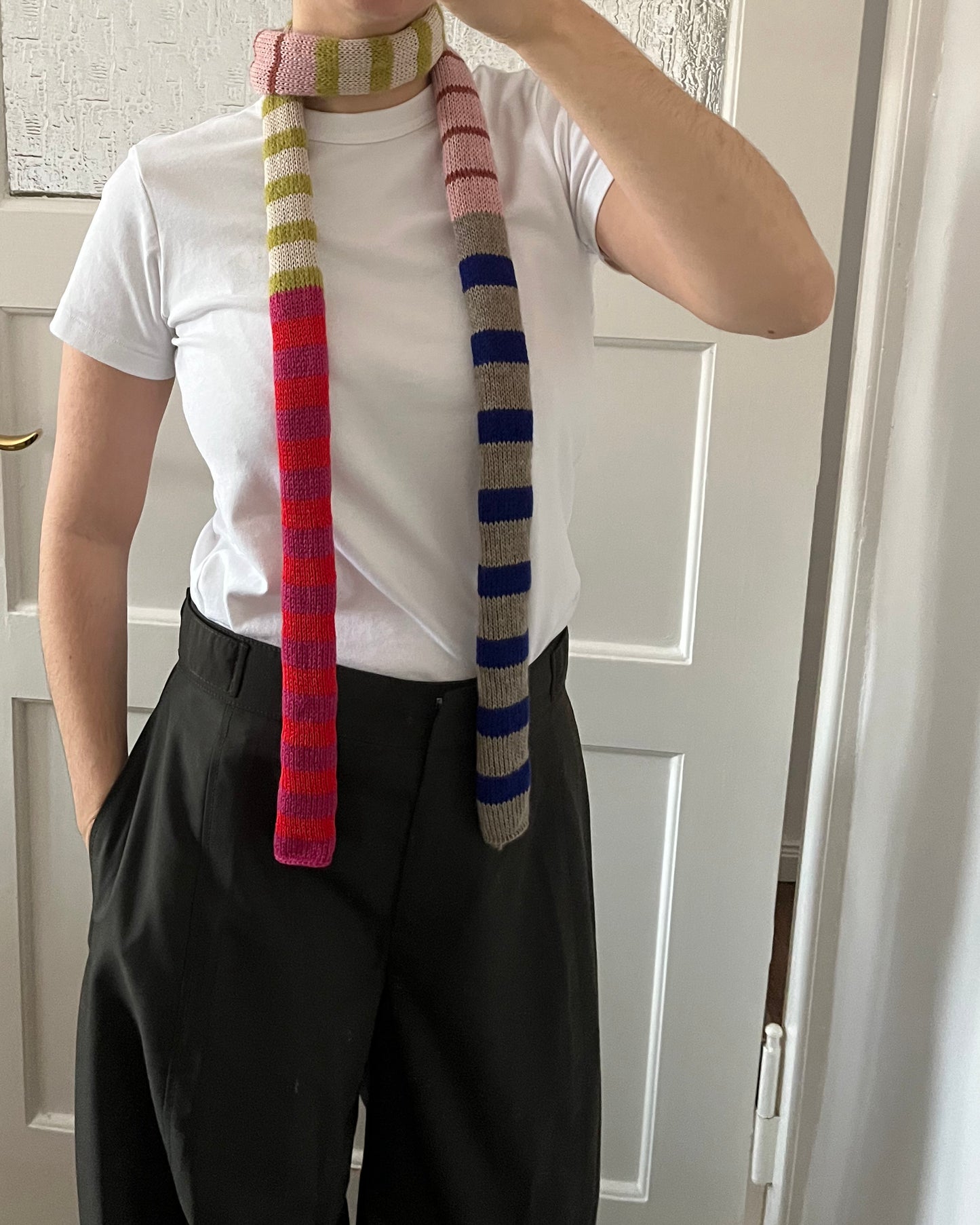 Striped Scarf 09