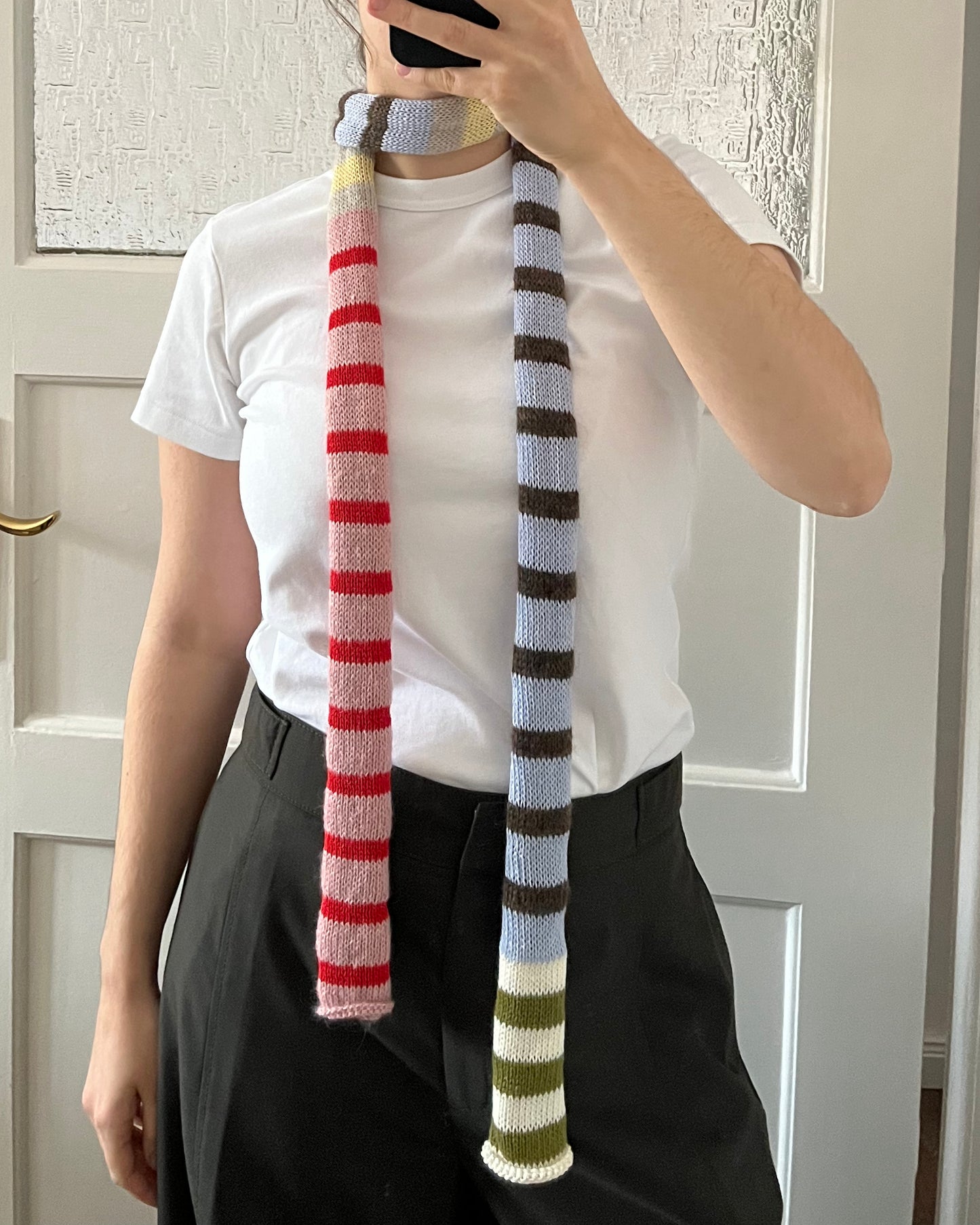 Striped Scarf 06