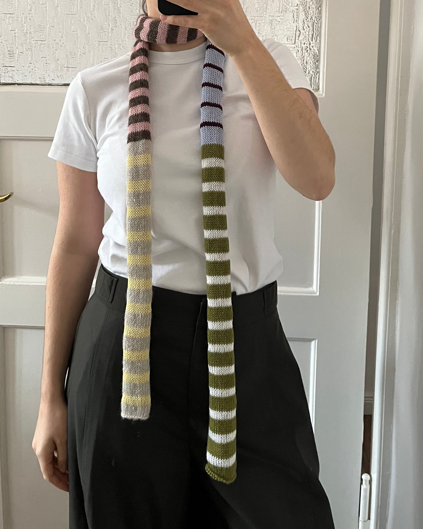 Striped Scarf 07