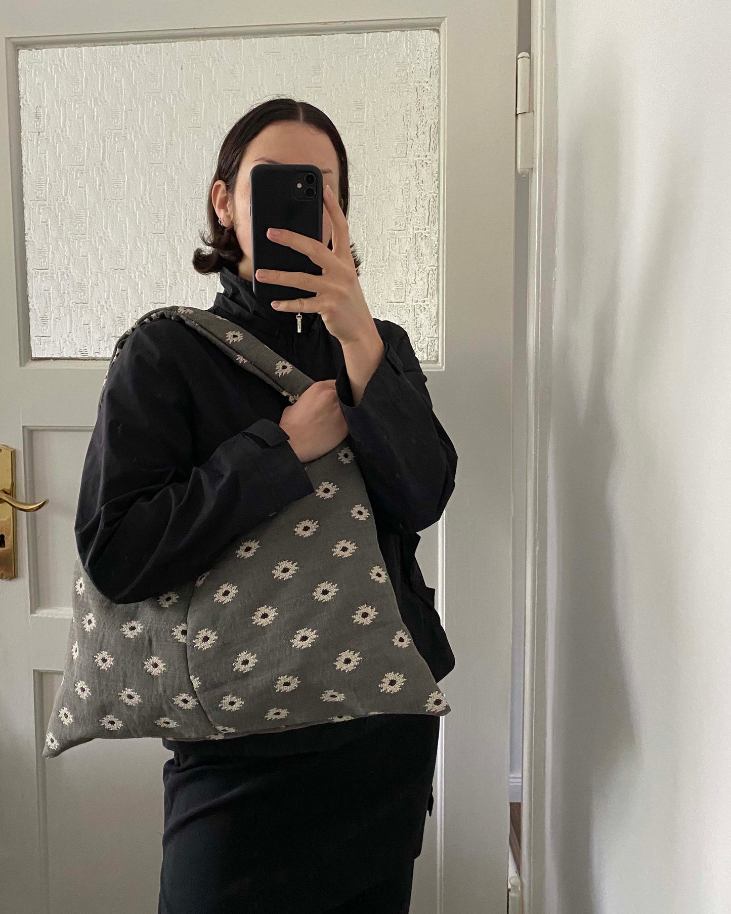 Large Shoulder Bag GREY