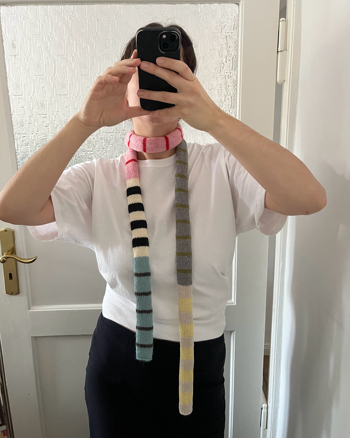 Striped Scarf 06