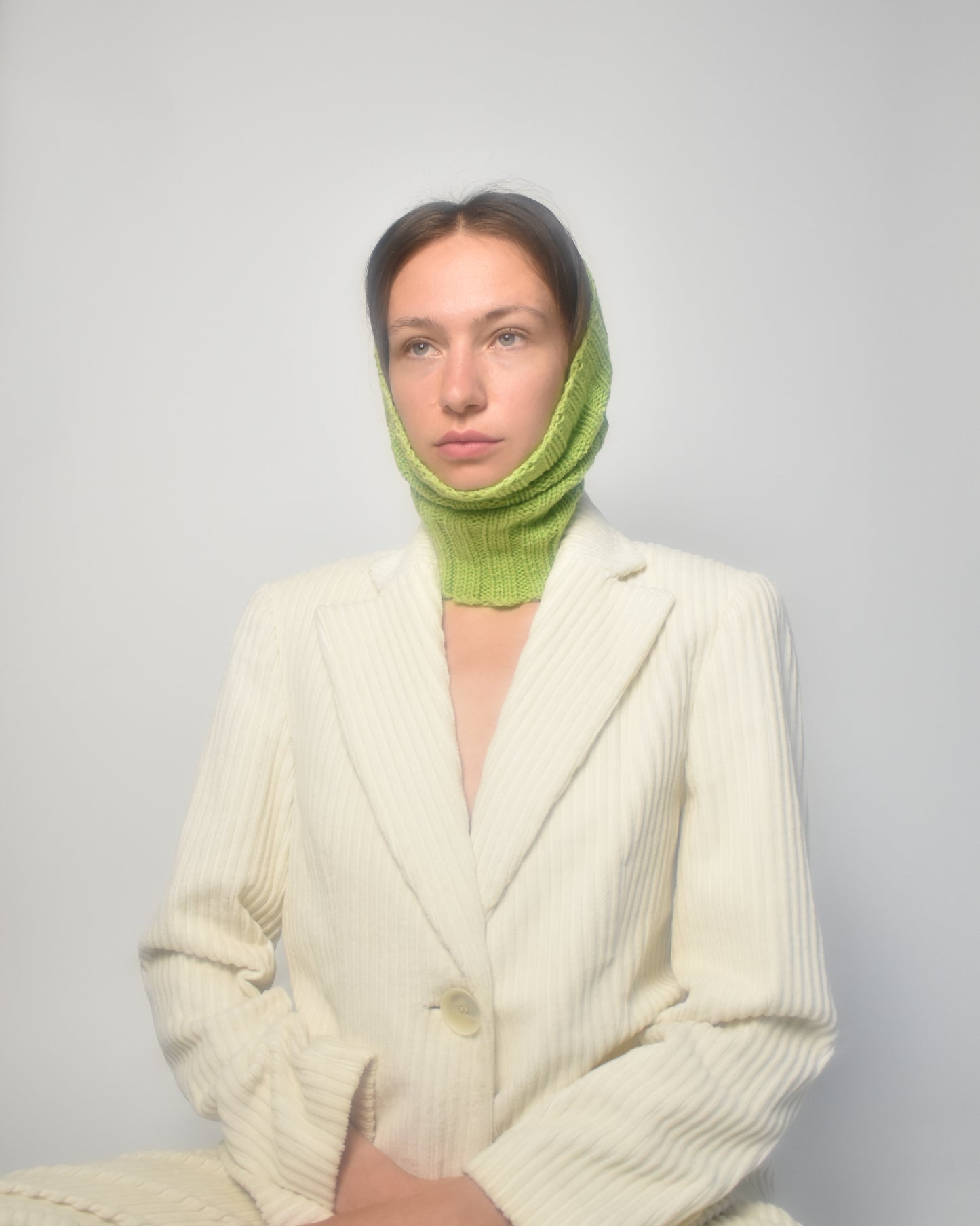 muff scarf APPLE GREEN