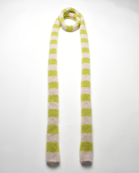 Striped Scarf Mohair Silk 03