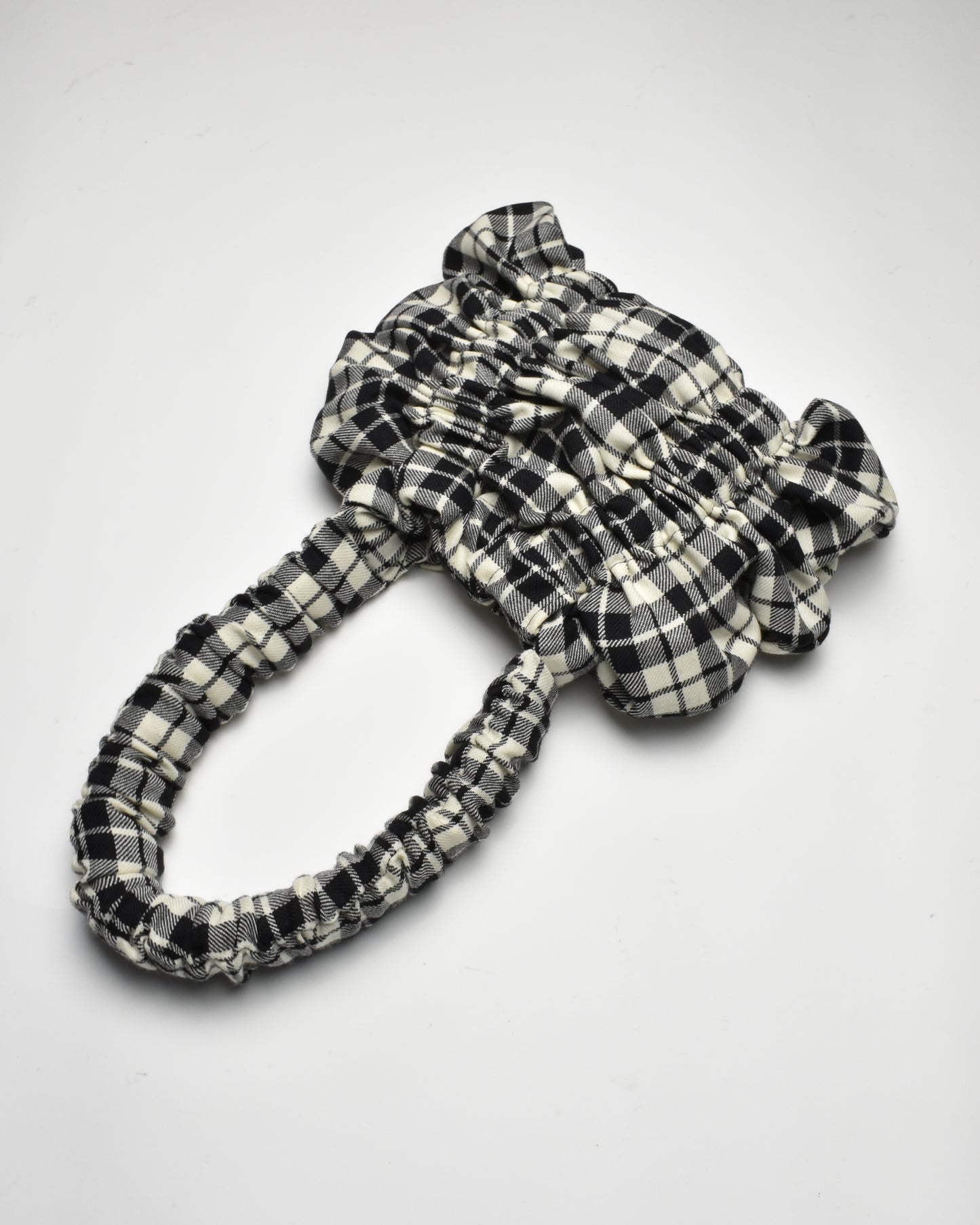 Pillow Shoulder Bag BLACK CHECK