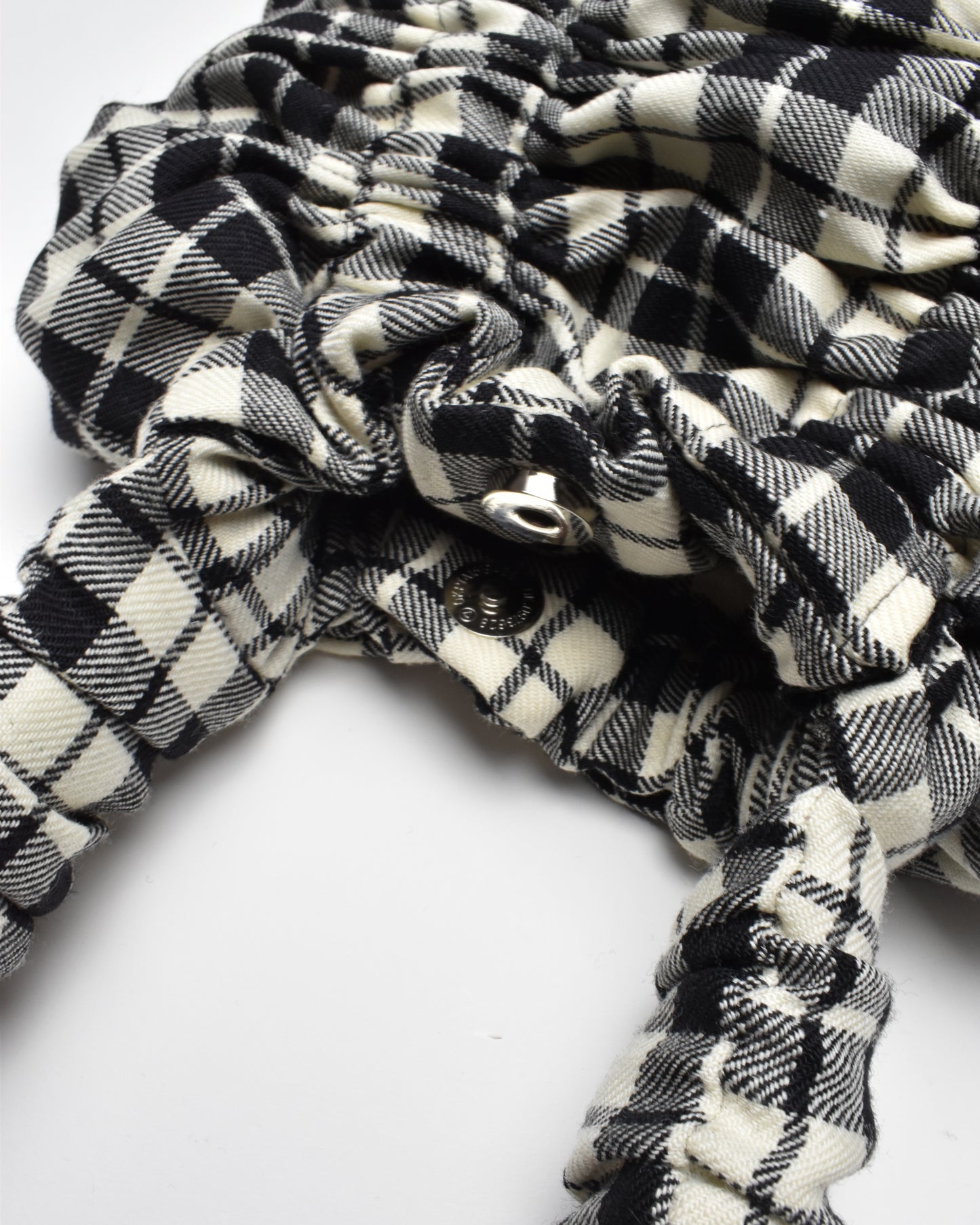 Pillow Shoulder Bag BLACK CHECK