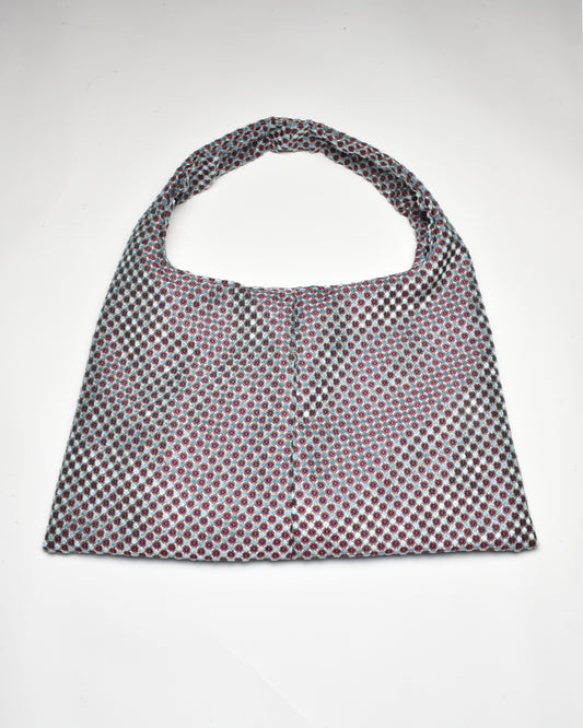 Large Shoulder Bag BLUE DOTS