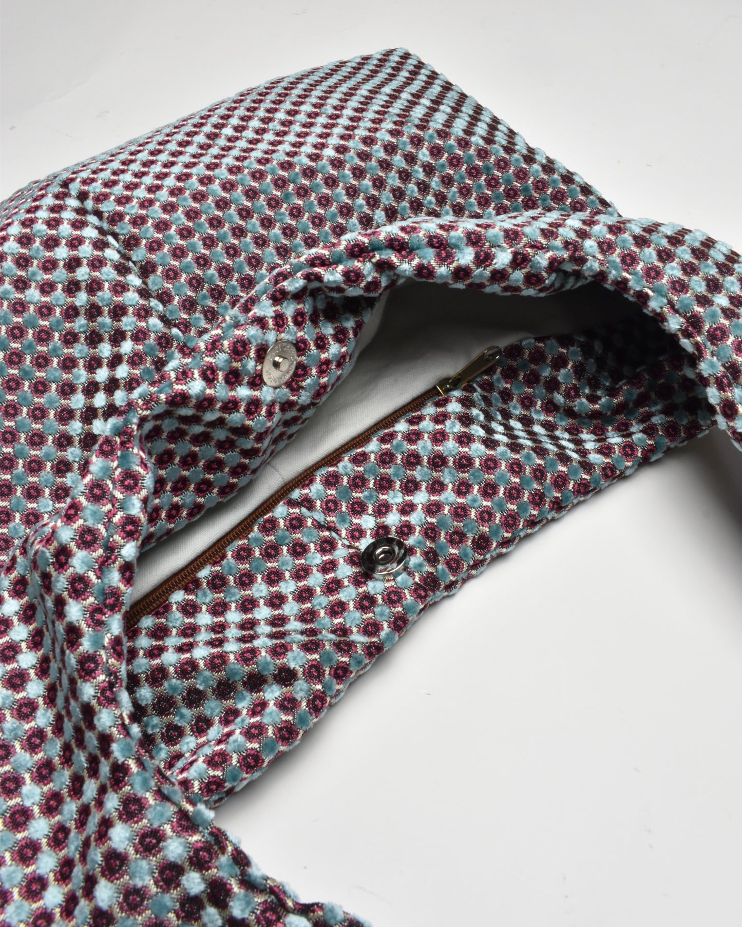 Large Shoulder Bag BLUE DOTS