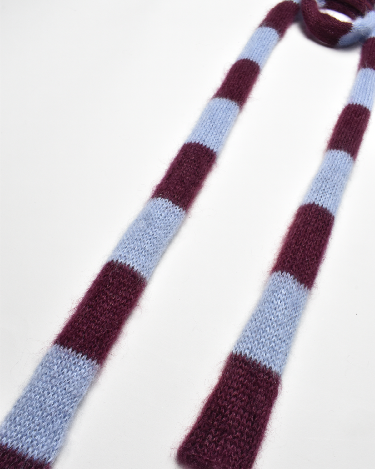 Striped Scarf Mohair Silk 01