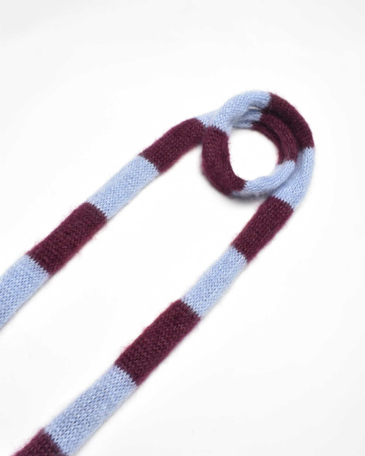 Striped Scarf Mohair Silk 01