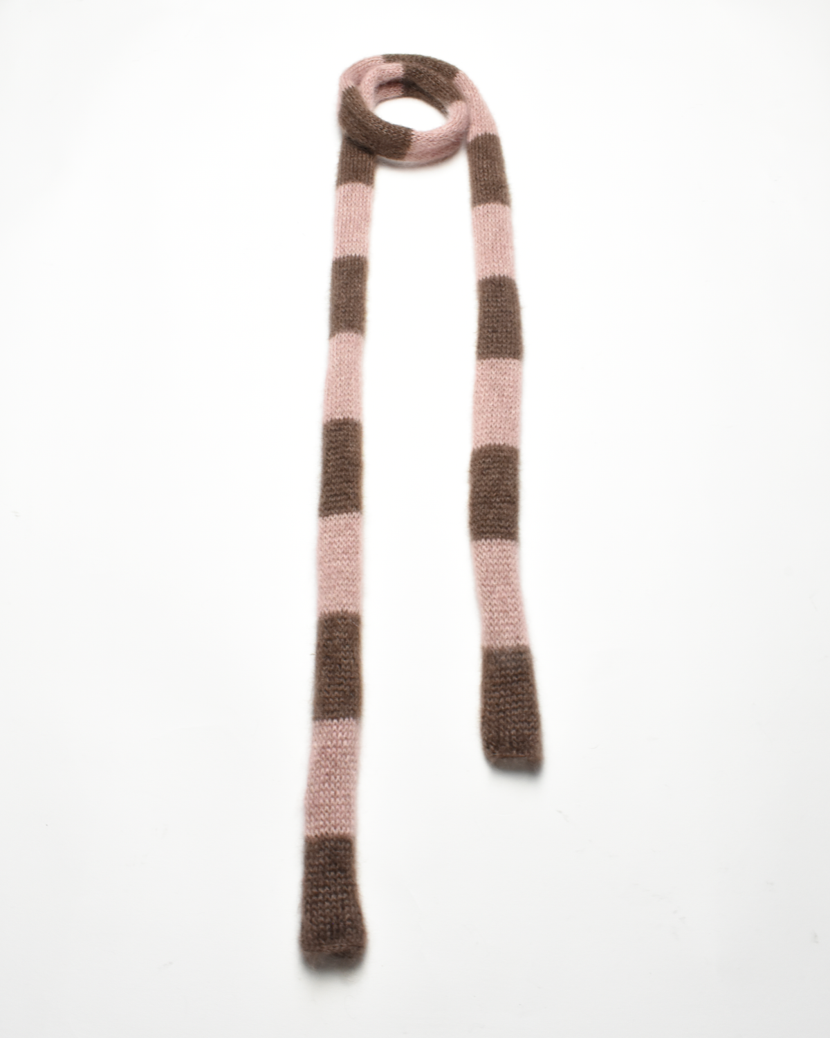 Striped Scarf Mohair Silk 04