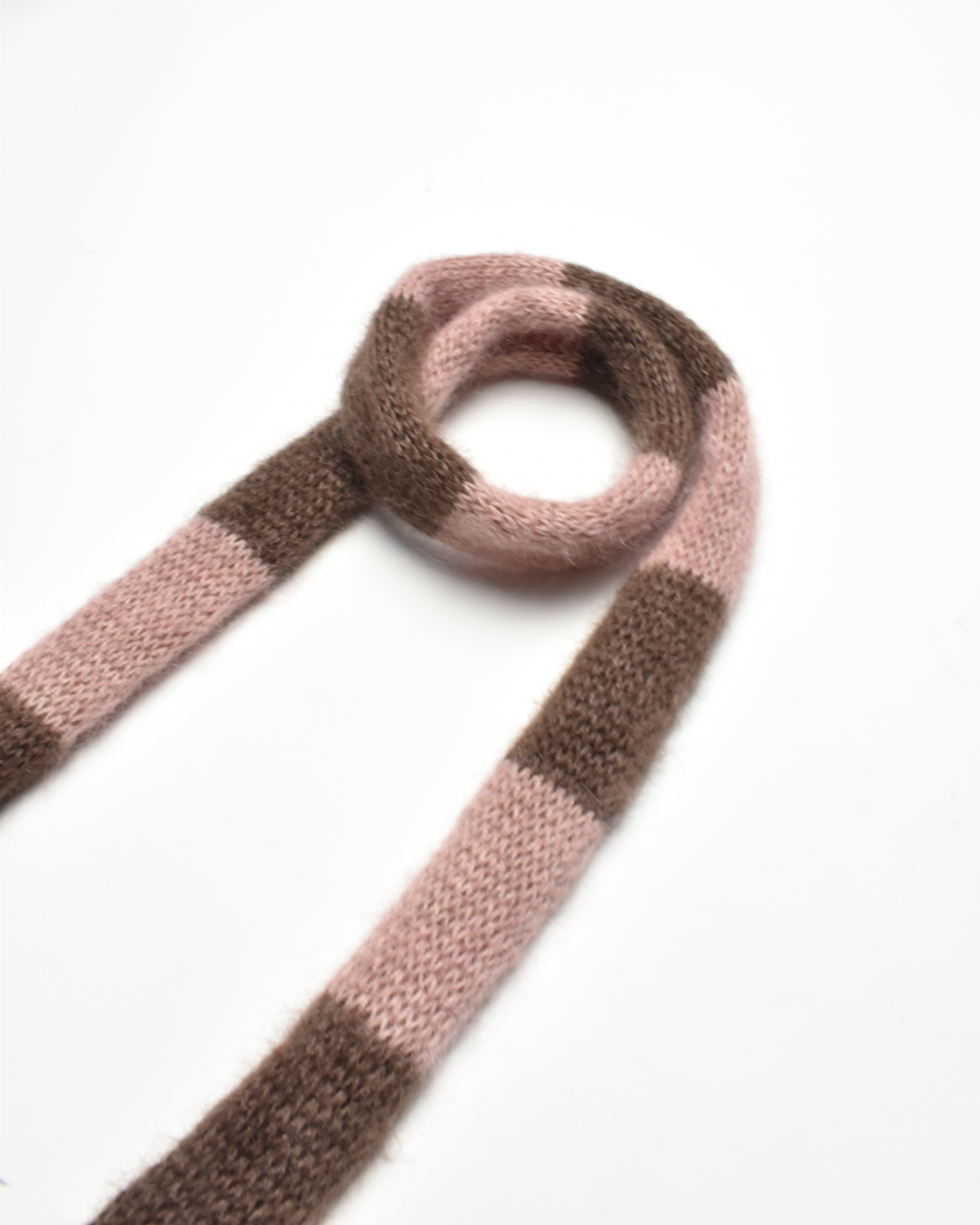 Striped Scarf Mohair Silk 04