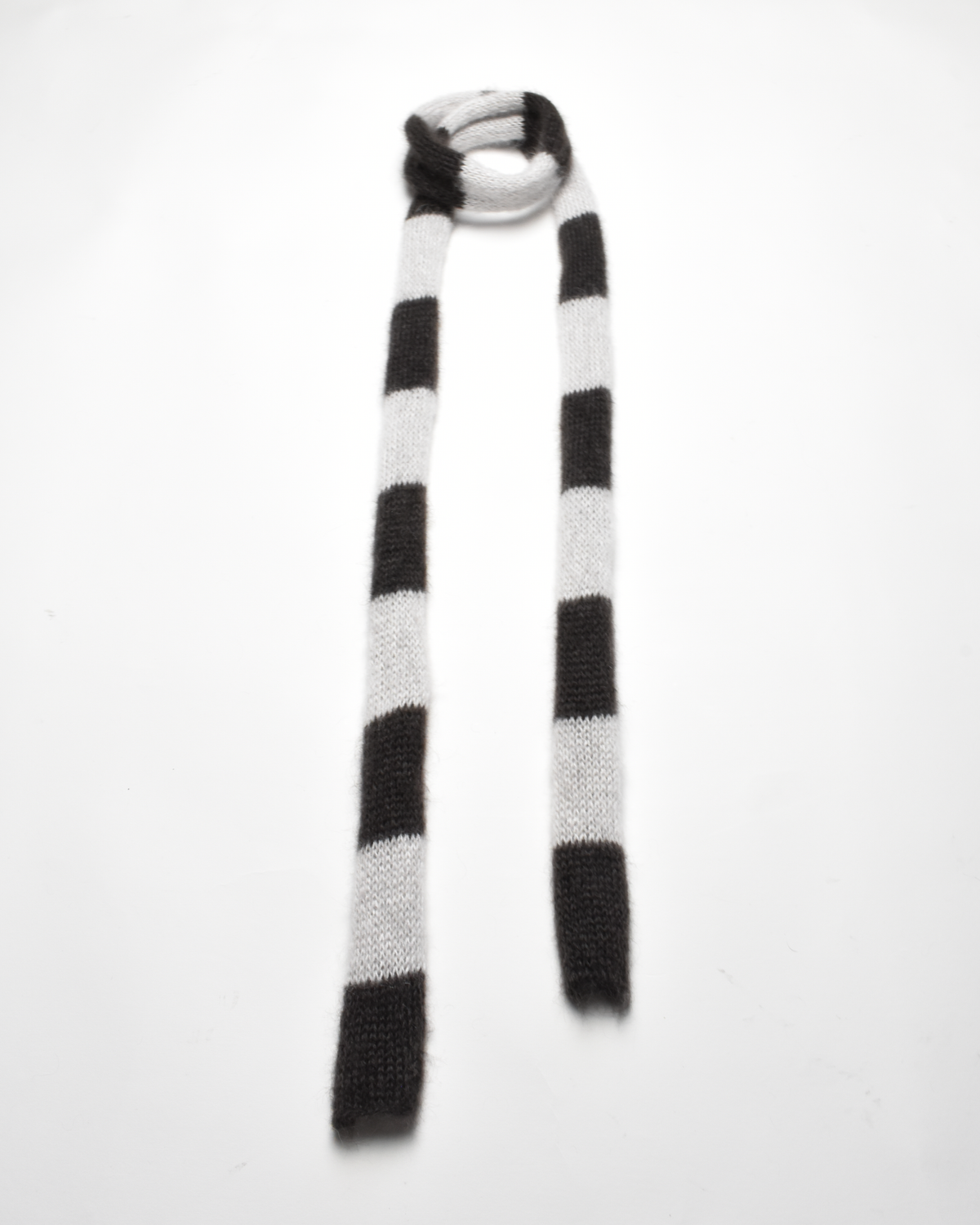 Striped Scarf Mohair Silk 02