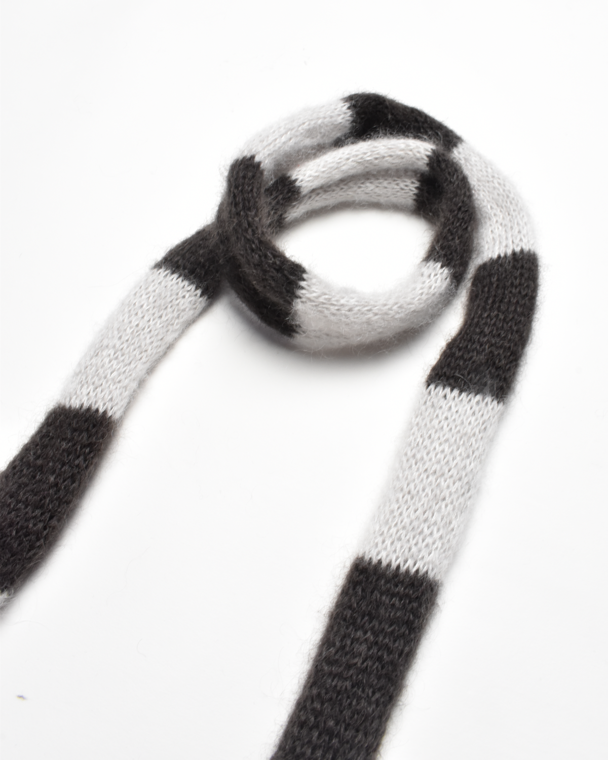 Striped Scarf Mohair Silk 02