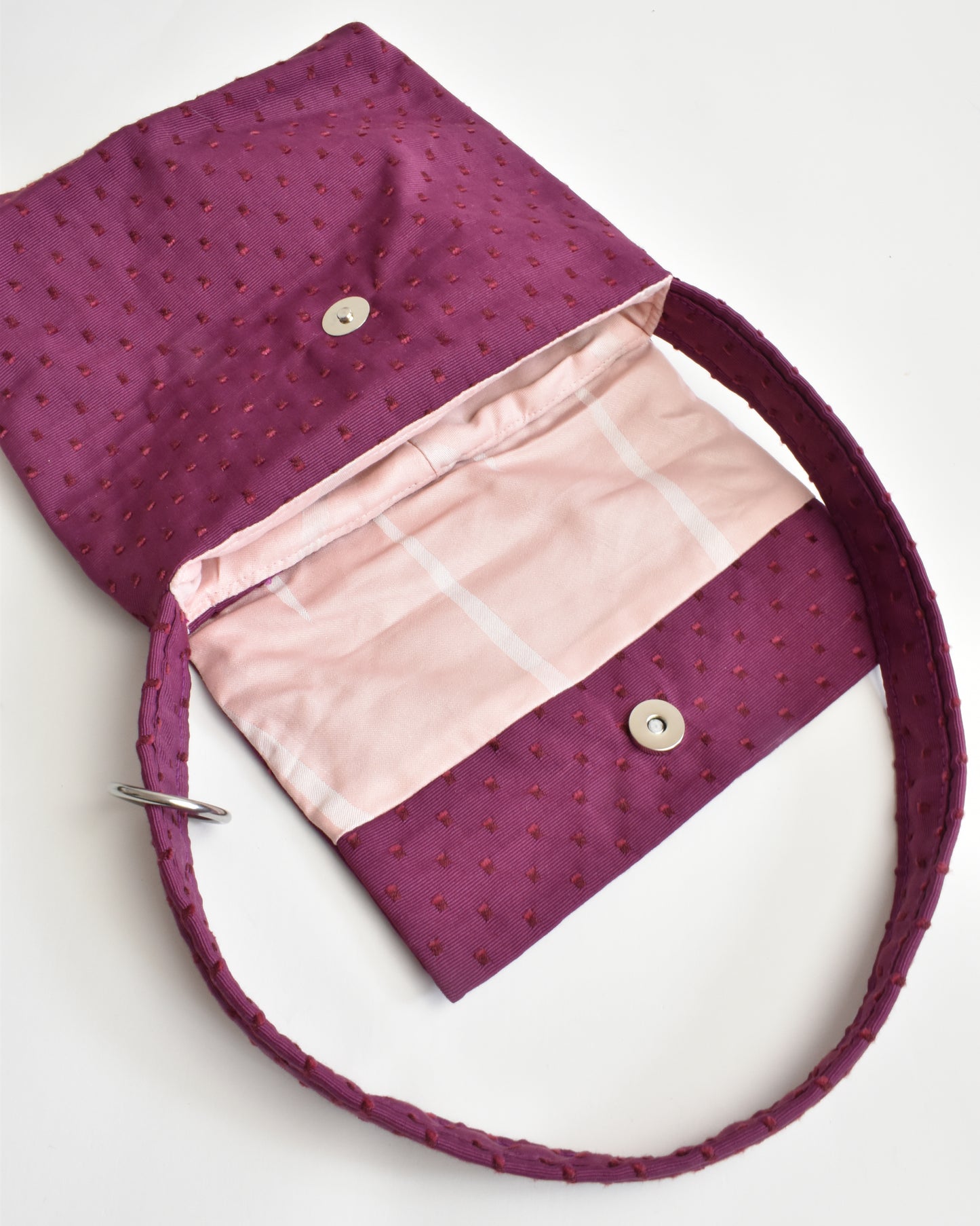 Flap Shoulder Bag BERRY