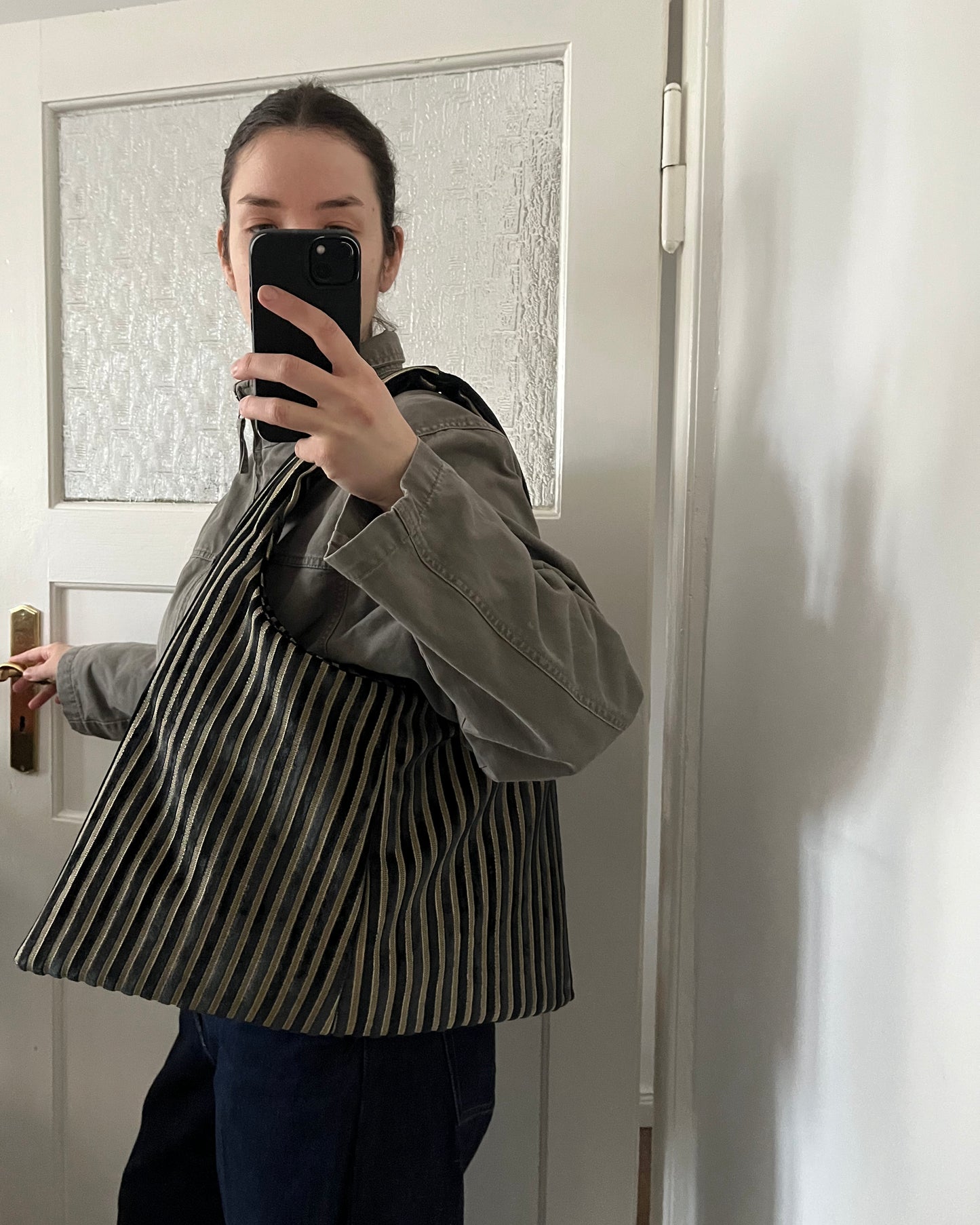 Large Shoulder Bag STRIPES