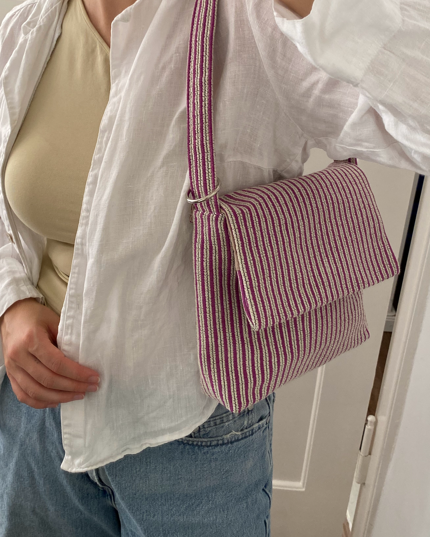 Flap Shoulder Bag STRIPES