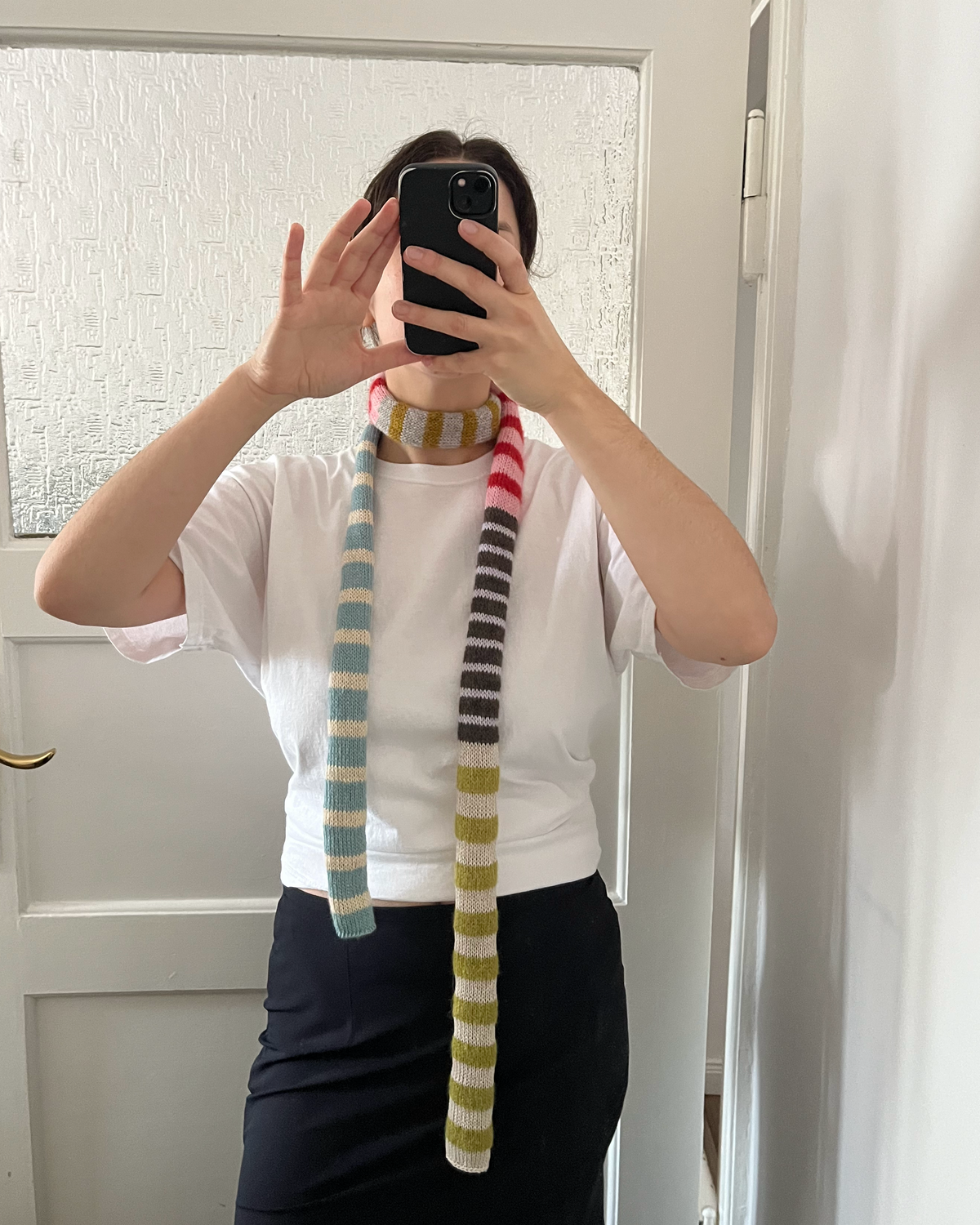 Striped Scarf 07