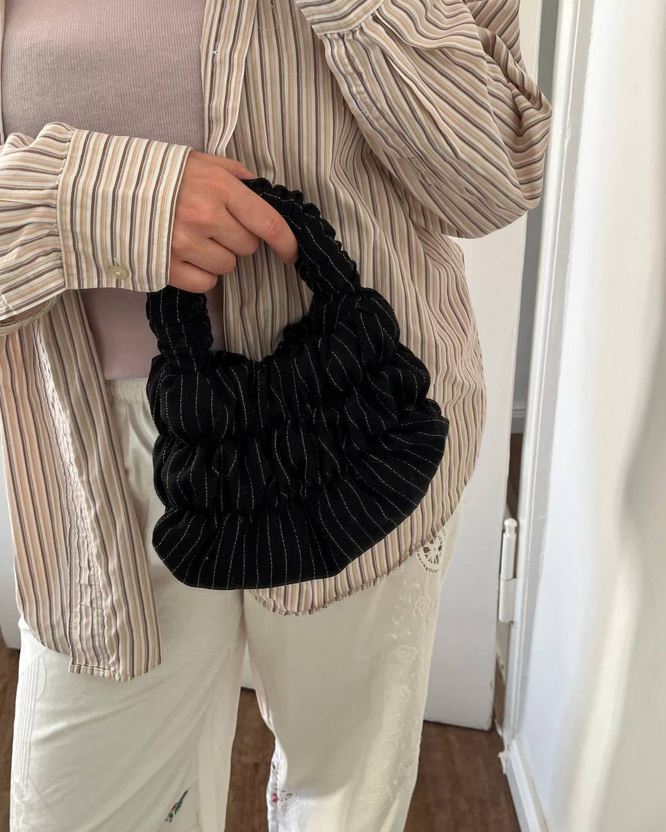 Mini Ruffle Bag BLACK